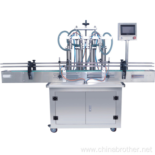 100-1000ML Automatic Four Heads Water Liquid Filling Machine